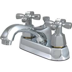 Taps Kingston Brass KS4261HX 4 in Centerset Bathroom Faucet Polished Chro