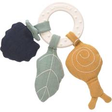 GOTS (Global Organic Textile Standard) Bitleksaker Lässig 1313019981 broderi bitring naturgummi och ekologisk bomull/teether"ring" snigel, gul, 48 g