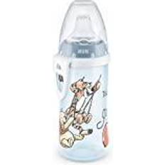 Nuk drickpip Nuk Active Cup dricka kopp 12 månader läckagesäker drickpip Clip & skyddskåpa BPA-fri 300 ml Disney Nalle Puh Blå