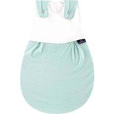 Träumeland Außenschlafsack LIEBMICH PÜNKTCHEN MINT 50/56 (1)