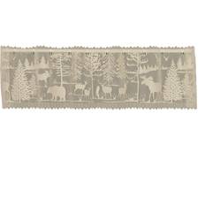 Natural Valances Heritage Lace Natural 60"X15" Lodge