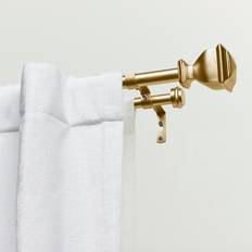 Yellow Curtain Accessories Exclusive Home Curtains Napoleon Double Curtain Rod Finial