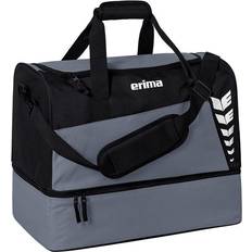 Taschen Erima Sporttasche mit Bodenfach Six Wings Slate Grey/Schwarz L