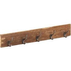 vidaXL Hall Hanger with 5 Hooks 100 x 2.5 x 15 cm Coat Hook