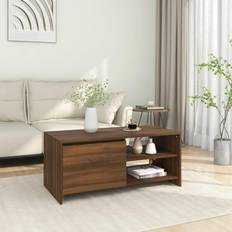 Multifargete Sofabord vidaXL brown oak Sofabord