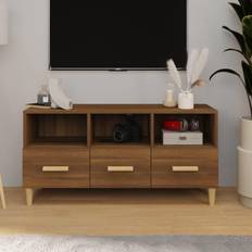 vidaXL 102 x 36 x 50 cm Konstrueret Træ TV-bord