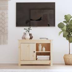 vidaXL 70 x 36.5 x 52 cm Massivt Fyrretræ TV-bord