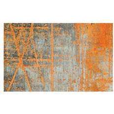 Türvorleger Wash+Dry Kleen-Tex Fußmatte Rustic Grau, Orange