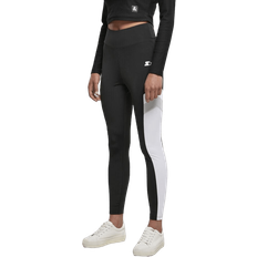 White Tights Urban Classics Starter Label Highwaist Sports Leggings