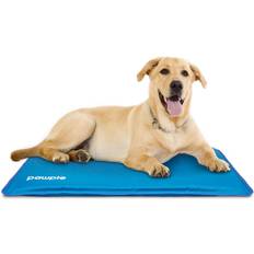 Dog cooling pad Pawple Dog Cooling Mat Pet Pad for Kennels, Crates and Beds, Thick Foam Base