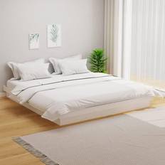 vidaXL Solid Wood Bed Frame 200 x 200 cm