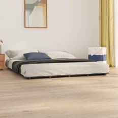 180cm - 200cm Bed Frames vidaXL Grey Bed Frame 180 x 200 cm Super King