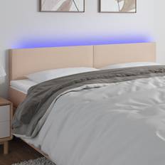 vidaXL med LED-lys 200x5x78/88 cm Sengegavl