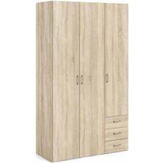 Furniture To Go 3 Doors 3 Space Wardrobe 115x200cm