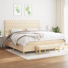 Senge & Madrasser vidaXL stof Kontinentalseng