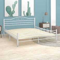 vidaXL Rete A Doghe Con 17 Doghe 100x200 cm - Marrone