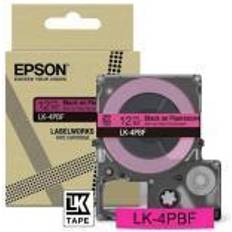 Epson Cintas de etiquetar Epson LK4PBF Negro Rosa 12 mm