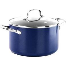 Blue Diamond Casserole with lid med lock