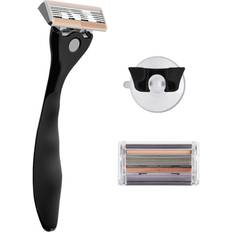 FFS Beauty Women'S Razor Kit Premium Onyx Handle, 2 Blade Refills