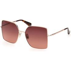 Woman MM0062-H Sunglasses - Metal Gold/Brown Butterfly