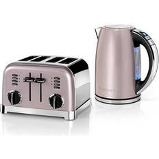 Kettles and toaster set Cuisinart Style Vintage Rose Multi-Temp Kettle 4 Slice