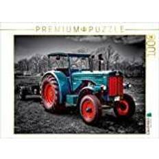 Oldtimer traktor Hanomag 1 000 delar pussel