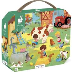 Janod Puzzle A Day At The Farm 24pcs