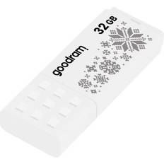 Usb flashdrive GOODRAM FLASHDRIVE 32GB UME2-WINTER WHITE USB 2.0 USB-sticka USB Type-A Multifärg