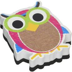 Board Erasers & Cleaners Ashley Magnetic Whiteboard Erasers, Burlap Scribble Owl