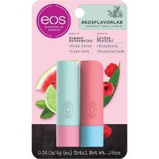 EOS Flavor Lab Lip Balm Sticks Watermelon Lime Frose' & Raspberry Lychee Pack of 1