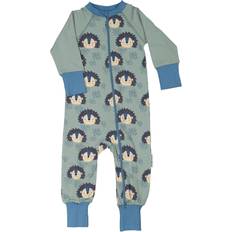 Bambus Schlafanzüge Geggamoja Bamboo Pyjamases - Hedgehog Green