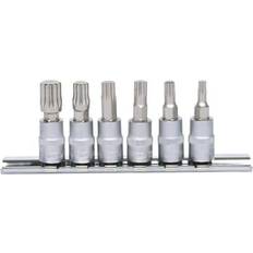 KS Tools Verktygsset KS Tools 911.1547 1/4" Bit-jackmutter-sats XZN, 6-delars, M4 M10 Verktygsset