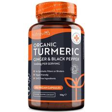 Nutravita Organic Turmeric Ginger & 1440Mg Per Vegan