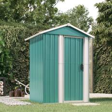 vidaXL Abri De Jardin Vert 126x97.5x177 cm Acier Galvanisé Green (Surface du bâtiment )