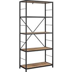 California Proposition 65 Warning Shelves Walker Edison 60" Rustic Book Shelf 63"