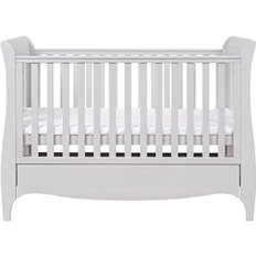 Sleigh cot Tutti Bambini Roma Mini Sleigh Cot Bed with Under Bed Drawer 25.6x53.9"