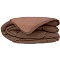 Couette Calgary microfibre 240x260 cm choco et moka