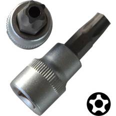 Torx 8 med hul Bato Stifttop kort 3/8" Star hul Torx-skruetrækker