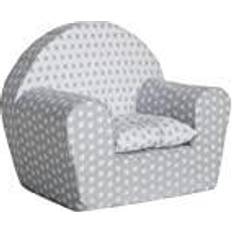 Gris Sillones BigBuy Home Sillón Infantil Gris Estrellas