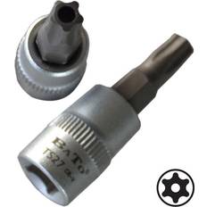 Torx med hul Bato Stifttop kort 1/4" 5 Star hul 27. 13734 Torx-skruetrækker