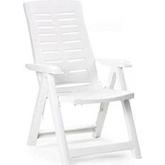 Ipae Progarden Fauteuil re'glable en polypropyle'ne Yuma cm.60x61x109 avec accoudoirs pour jardin mer piscine