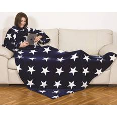 Tessili Kanguru Con Le Maniche Deluxe Stars Coperta Bianco, Blu