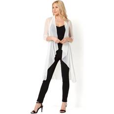 Roman Mesh Longline Kimono Jacket