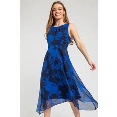 Roman Petite Floral Print Chiffon Dress