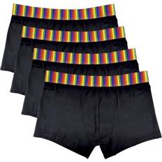 Cheap Men's Underwear Sock Snob Pack Mens Cotton Novelty Striped Rainbow Boxer Shorts Underwear