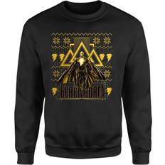 Black Adam Gold Christmas Christmas Jumper Black Black