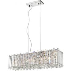 Impex Lighting Clara Chrome Pendant Lamp