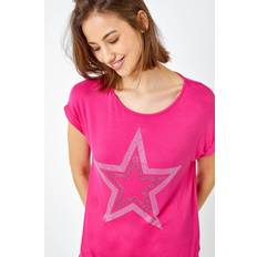 Roman Embellished Star Print T-Shirt