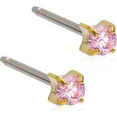 Blomdahl Gt Tiffany Light Rose Øreringe Titanium