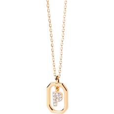 Pdpaola Gold Mini Letter P Necklace - Gold